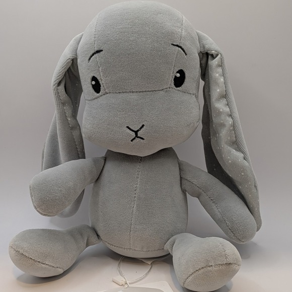 Effiki Other - Effiki Bunny Rabbit Plush Just Hug‎ Me Gray 2017 Dots 11" Made In Poland